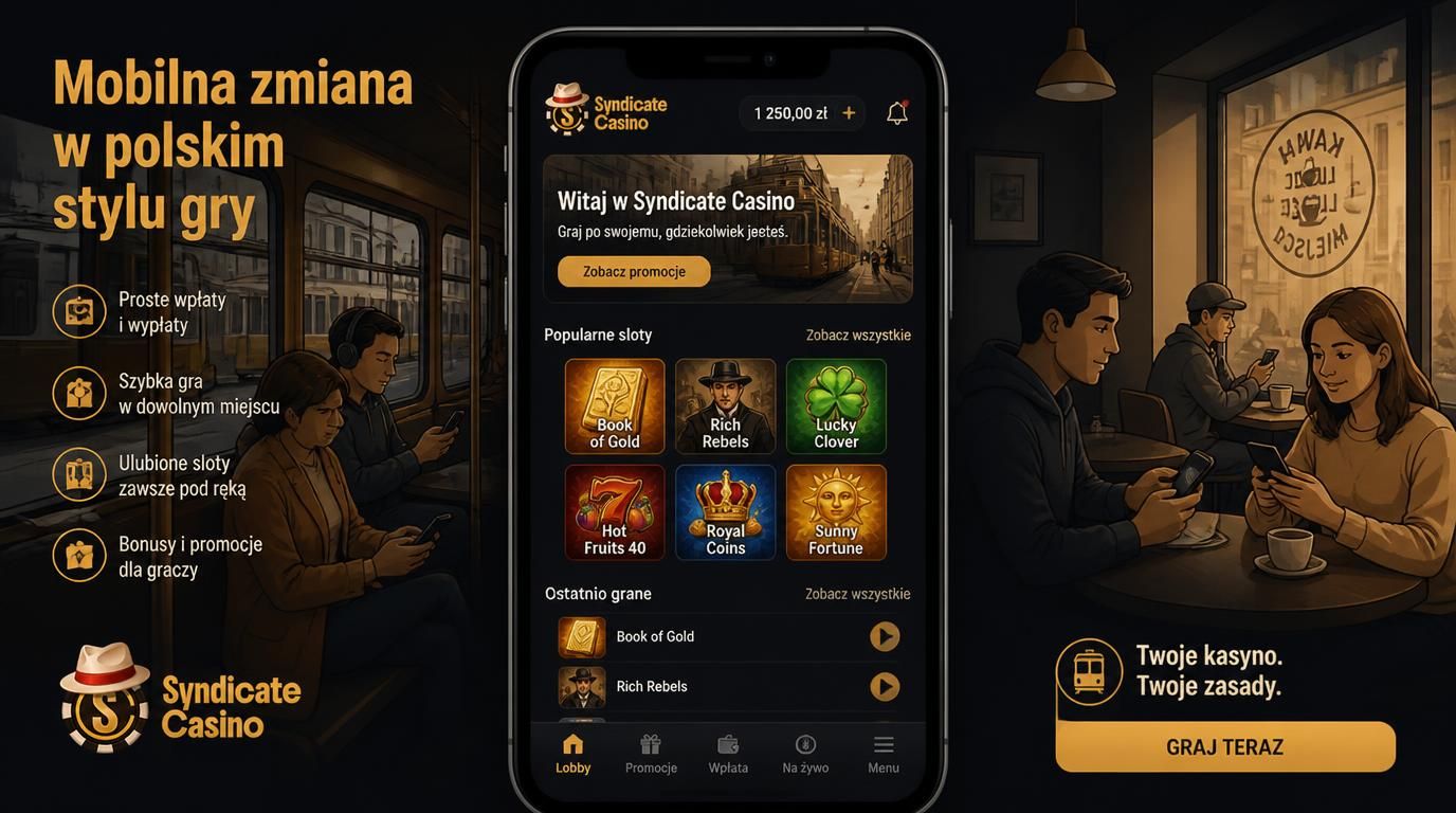 Gracze grający na telefonach w tramwaju i kawiarni